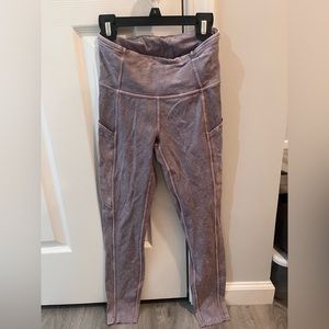 Lululemon Fast and Free leggings 25” Purple